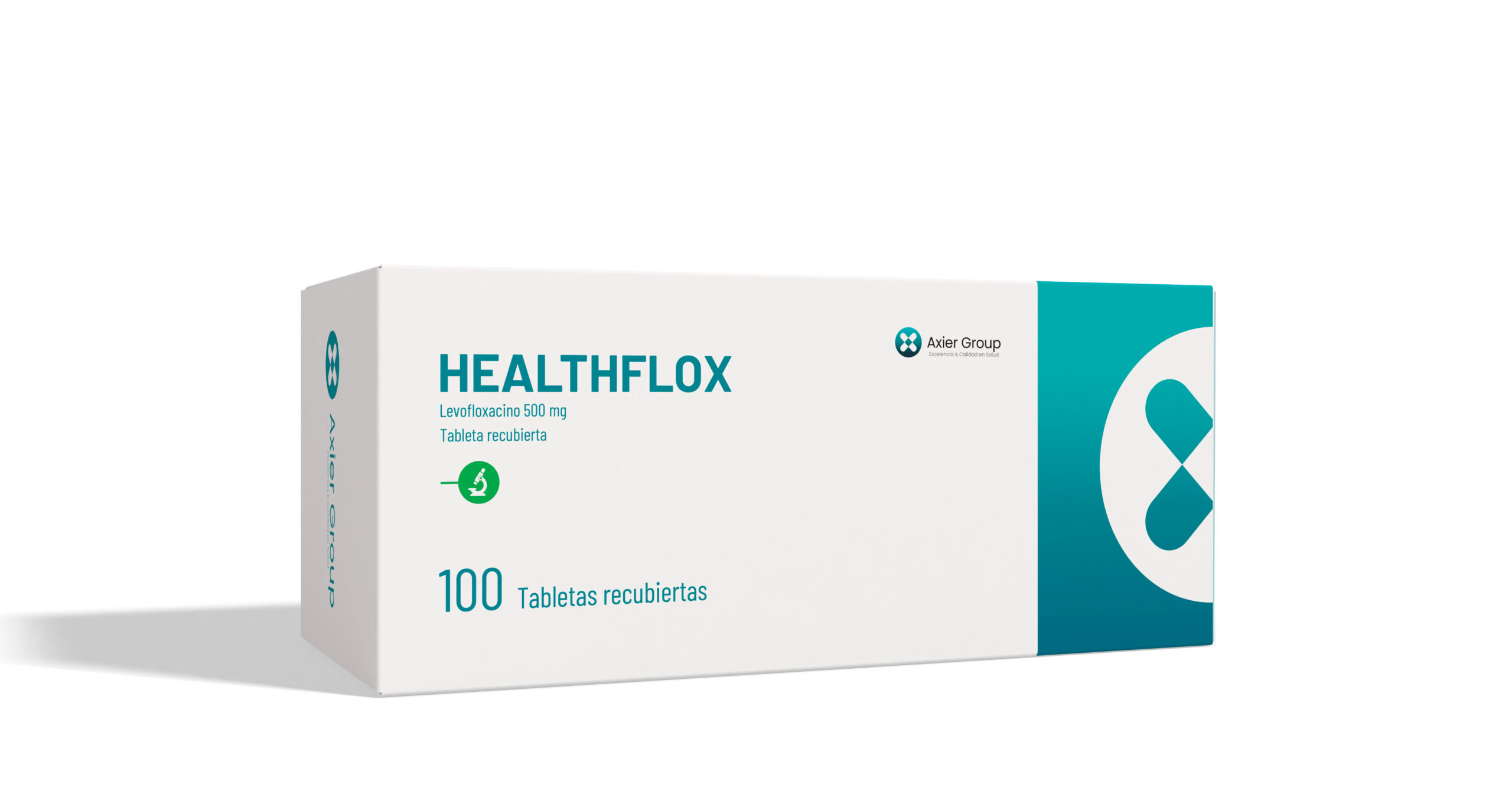 Rotulado Healthflox 500mg x 100tab