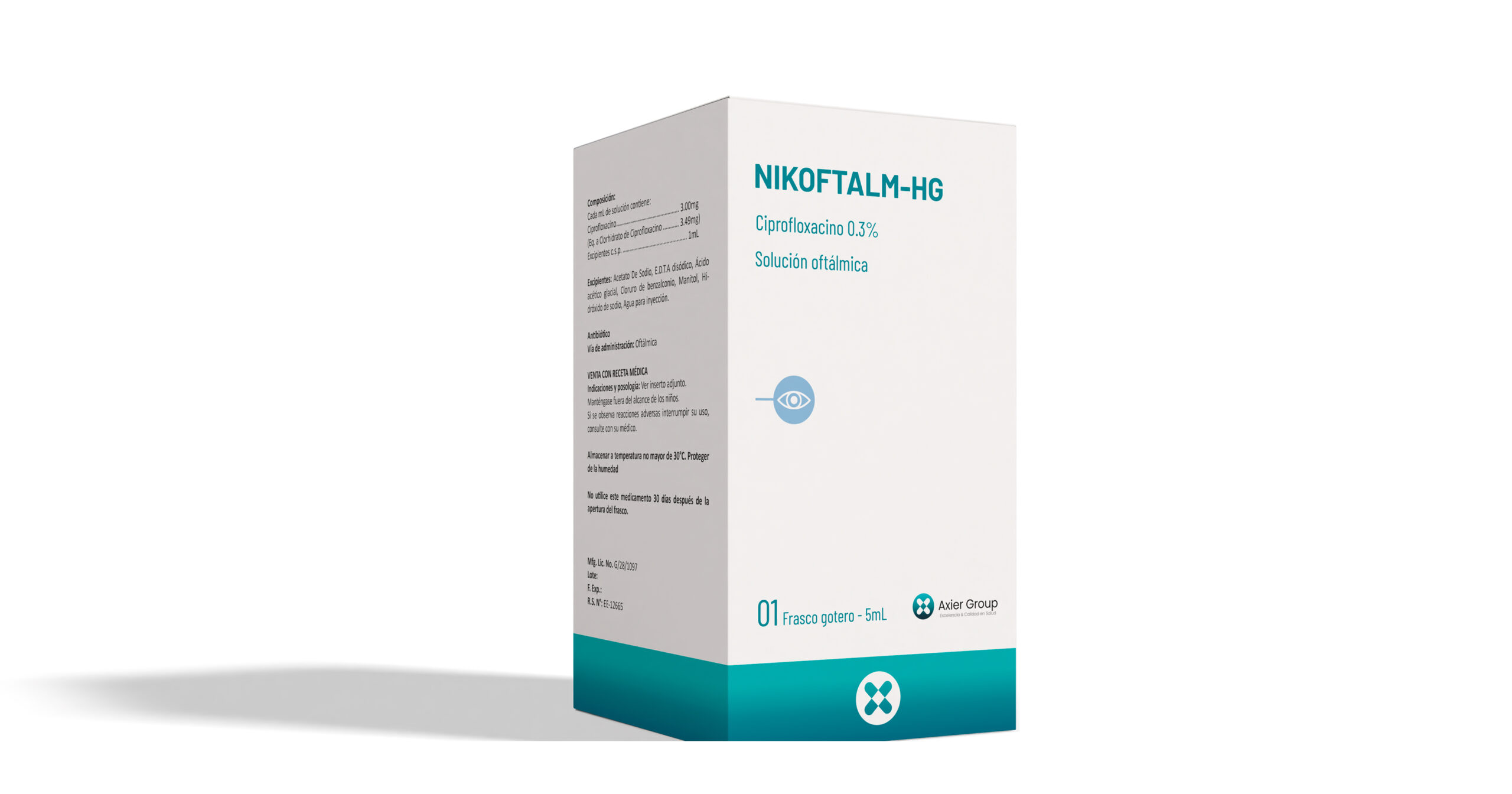 Rotulado Nikoftalm-HG 0.3% x Fco gotero x 5ml